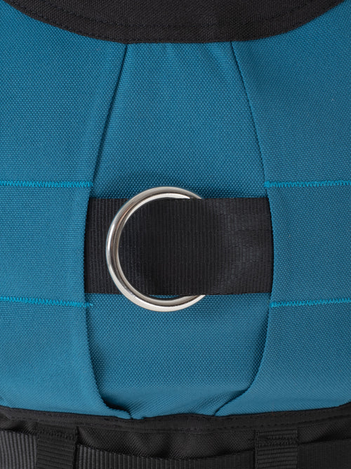 Hiko Guardian 3.D PFD for whitewater kayaking - close up view D ring