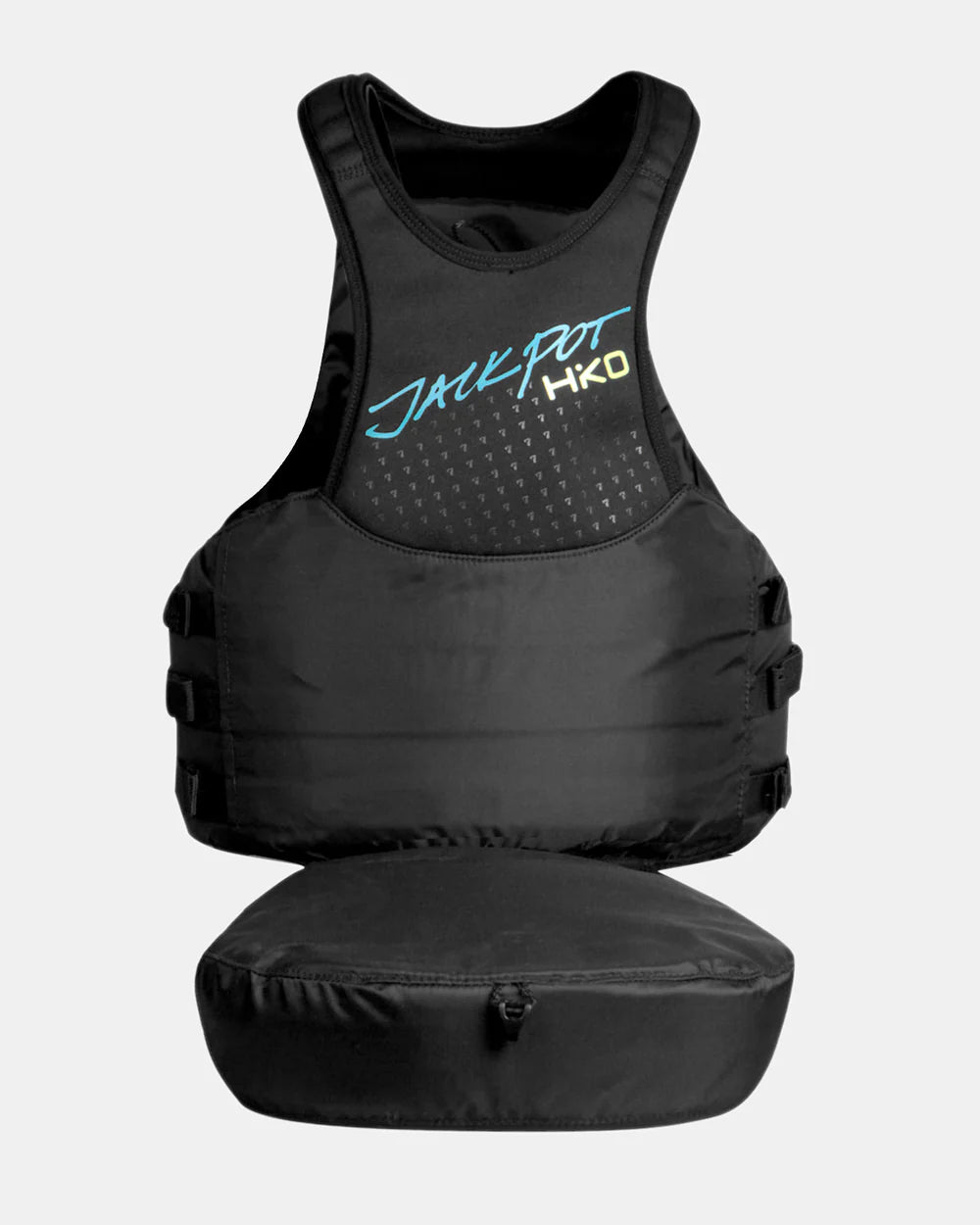 Hiko Jackpot PFD for slalom - front view with logo to front chest