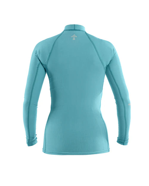 Shade Dew long sleeved - back view in blue