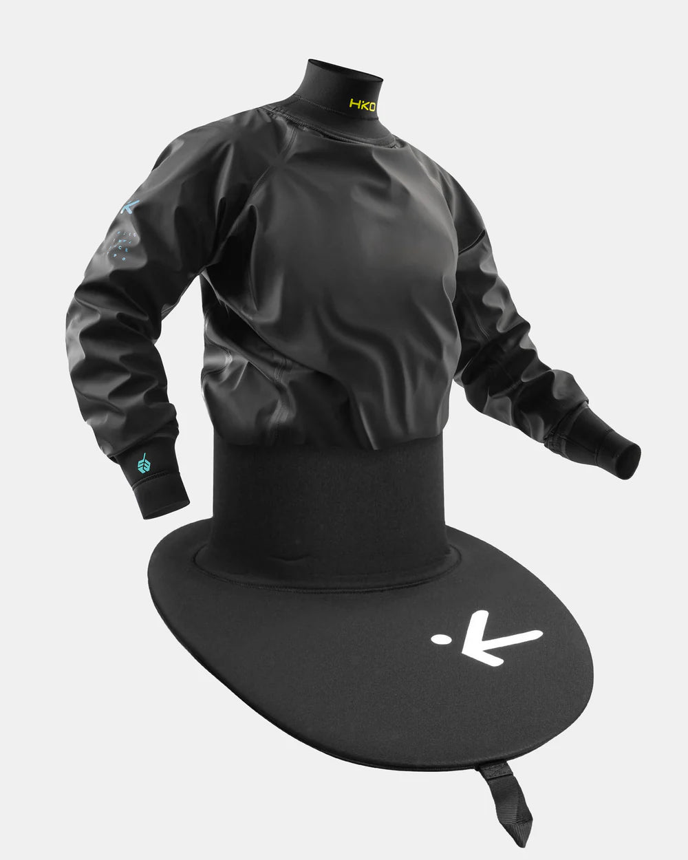 Hiko K1 Repeat Chinook - full side view in black with long sleeves