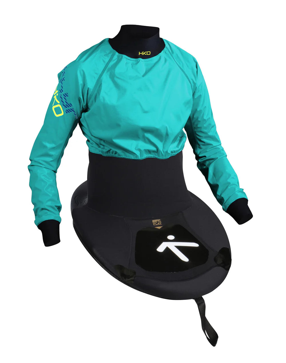 K1 Jackpot x Zephyr LS topdeck front view shown in Coral blue