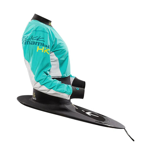 K1 Jackpot x mambas L/S topdeck - side view in coral blue