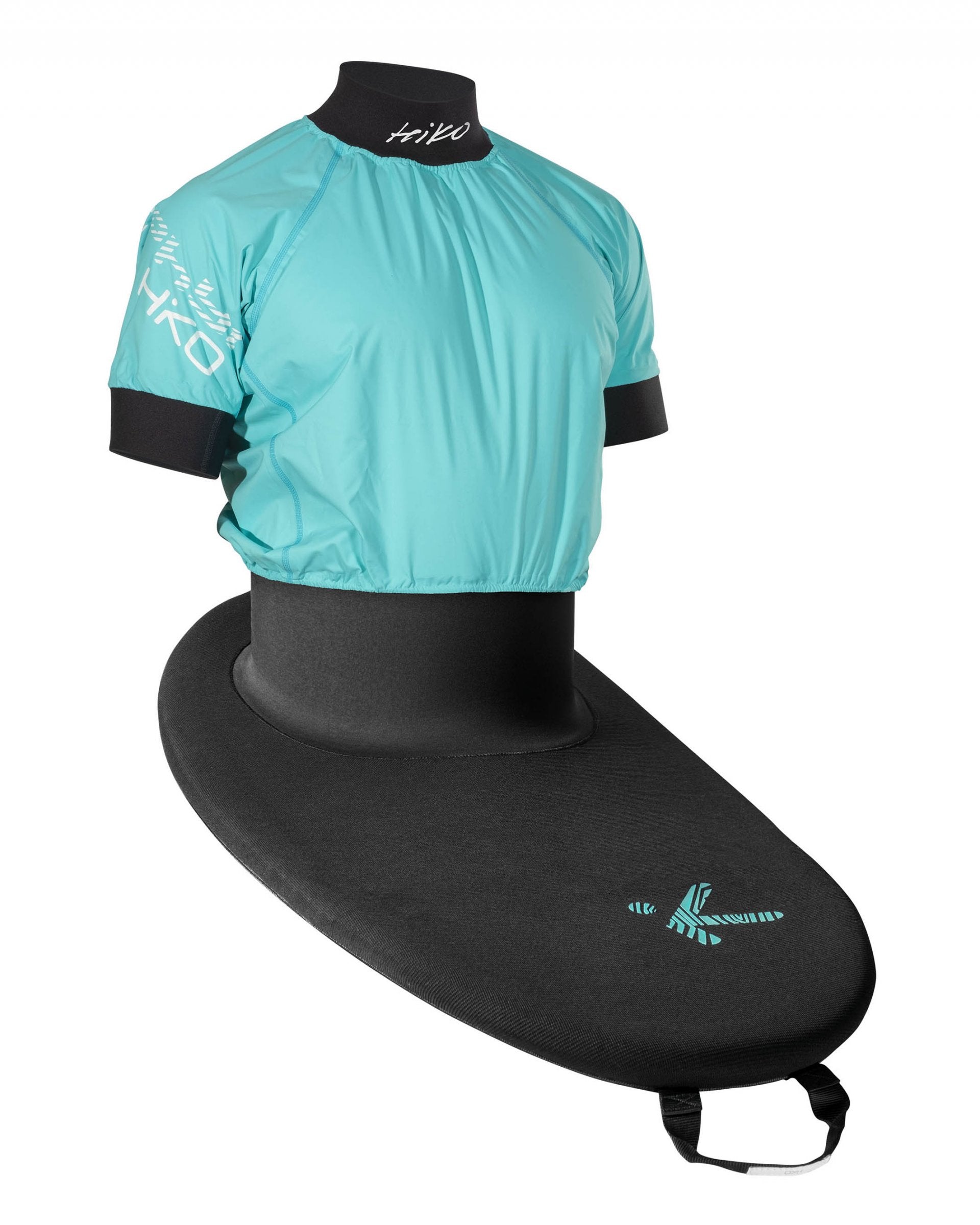 BALLER 87 X ZEPHYR SHORT SLEEVED FULL VIEW IN CORAL BLUE