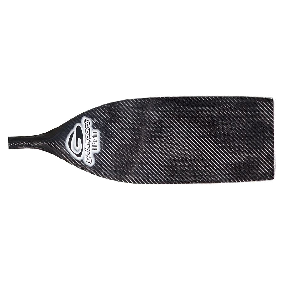 GALASPORT 3M MINIU BLADE - FRONT VIEW IN ELITE CARBON WITH WHITE LOGO