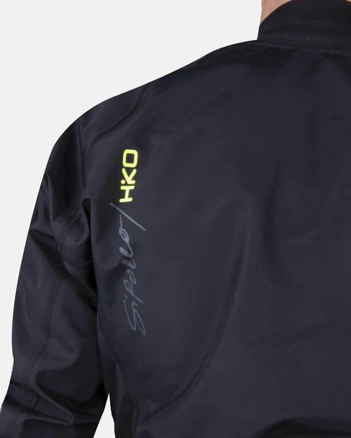 Hiko Jackpot Topdeck shoulder view shown in black with hiko logo