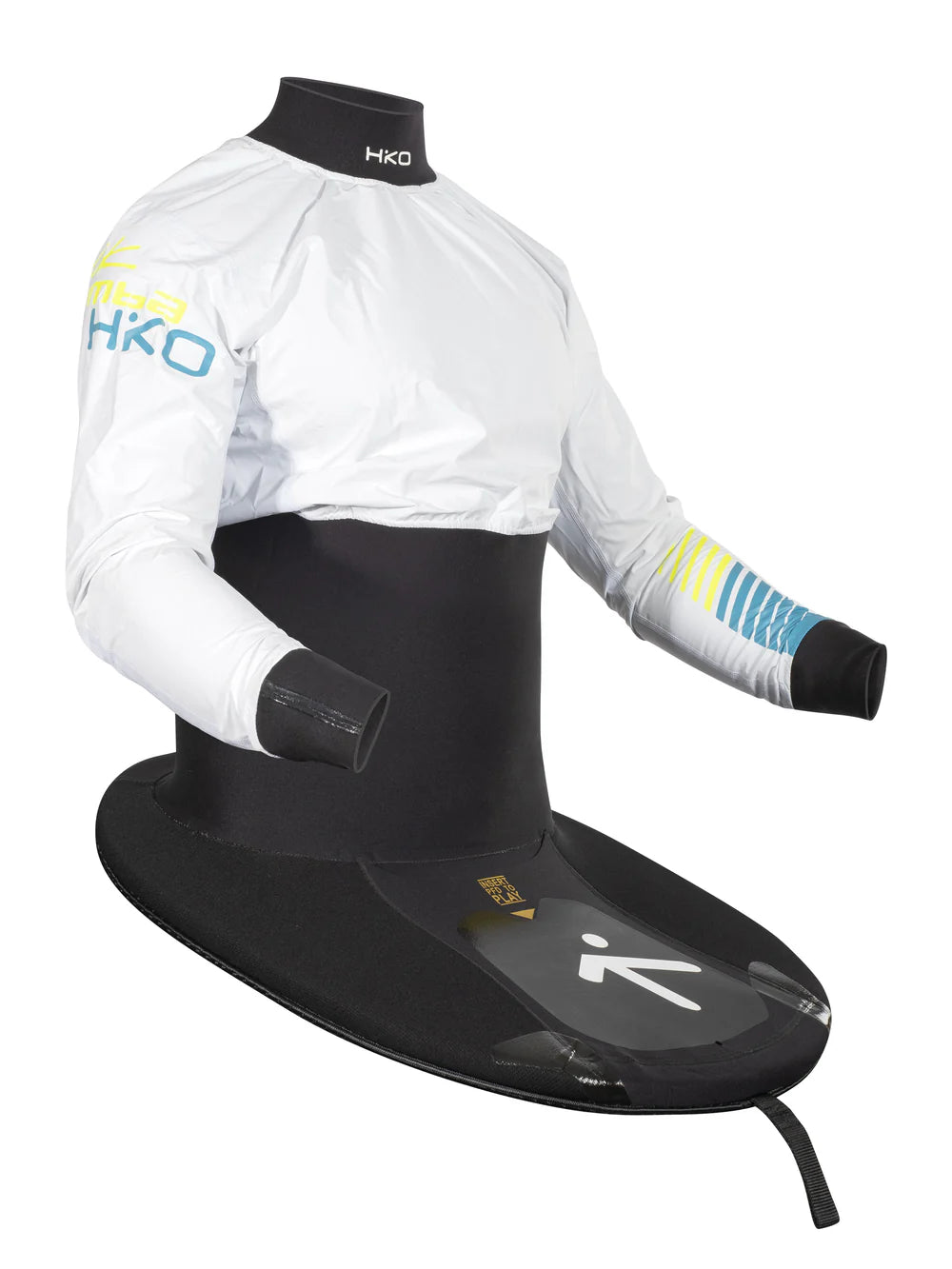 Side full view of C1 Jackpot x mamba long sleeved in white