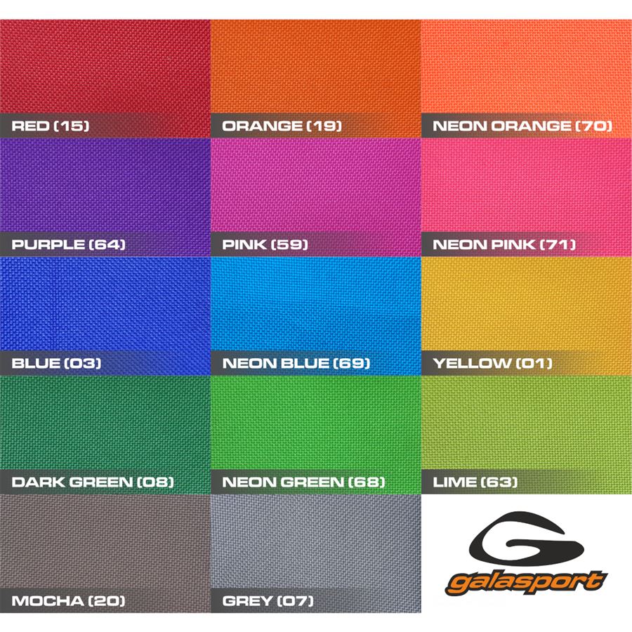 COLOUR CHART FOR BOAT BAGS