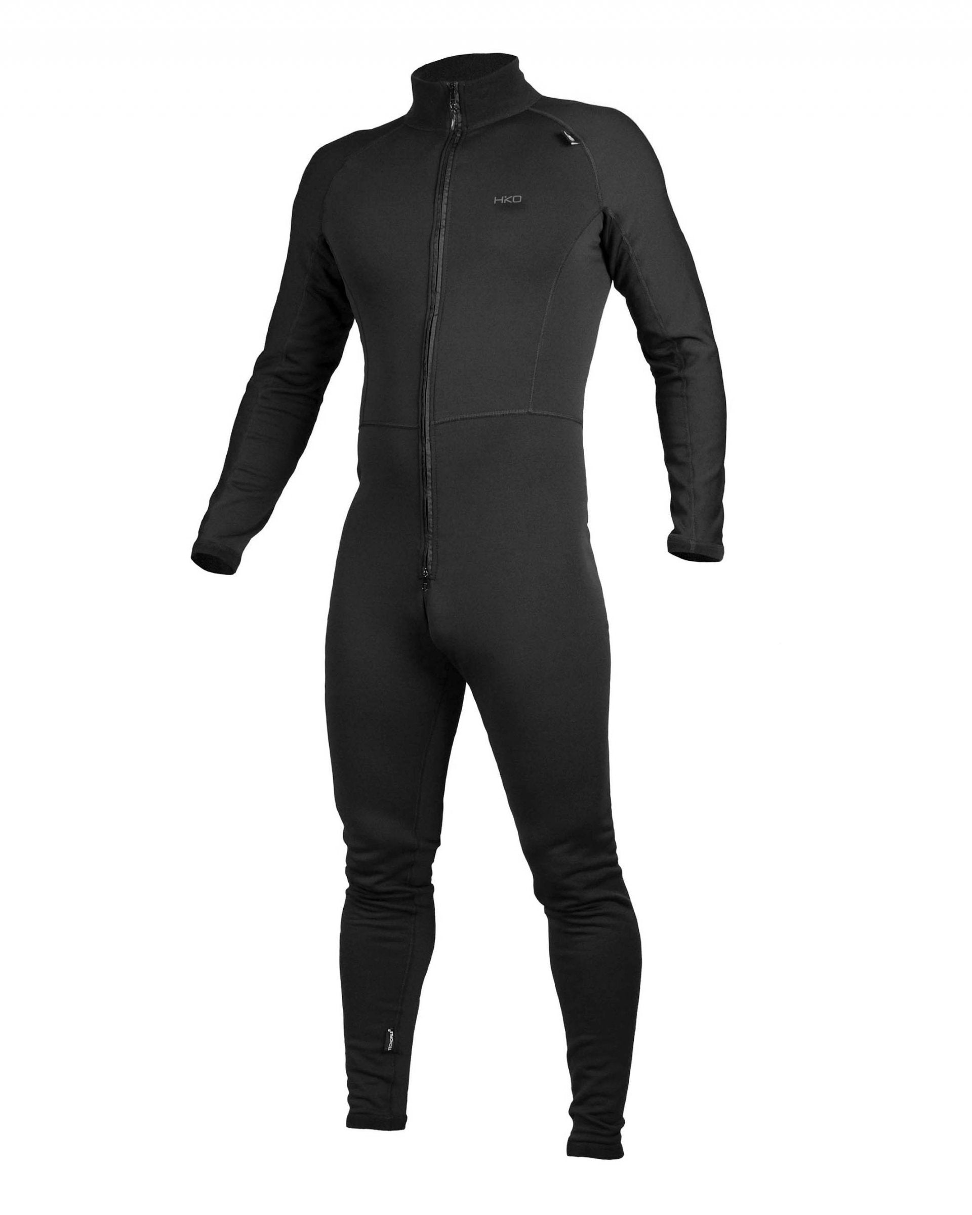 HIKO TEDDY OVERALL IN BLACK - FRONT VIEW 