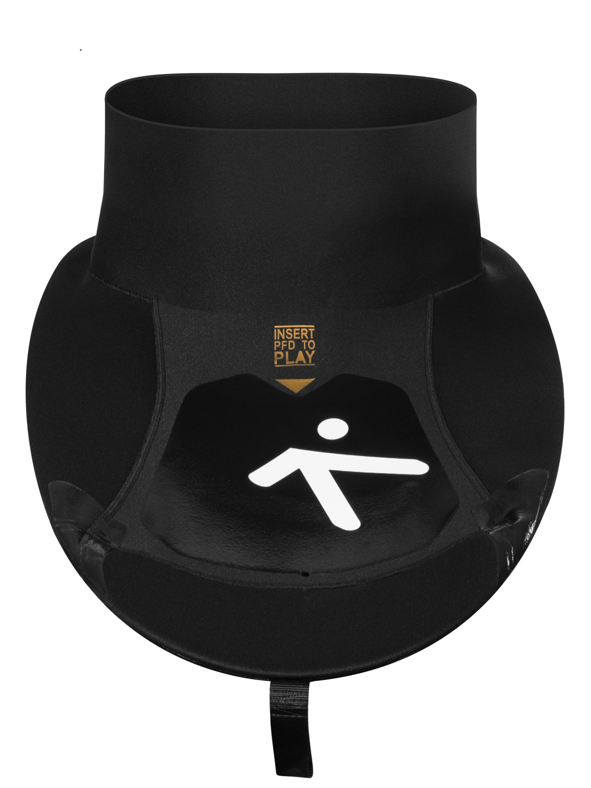 FRONT VIEW OF JACKPOT K1 SPRAYDECK WITH HIKO LOGO 