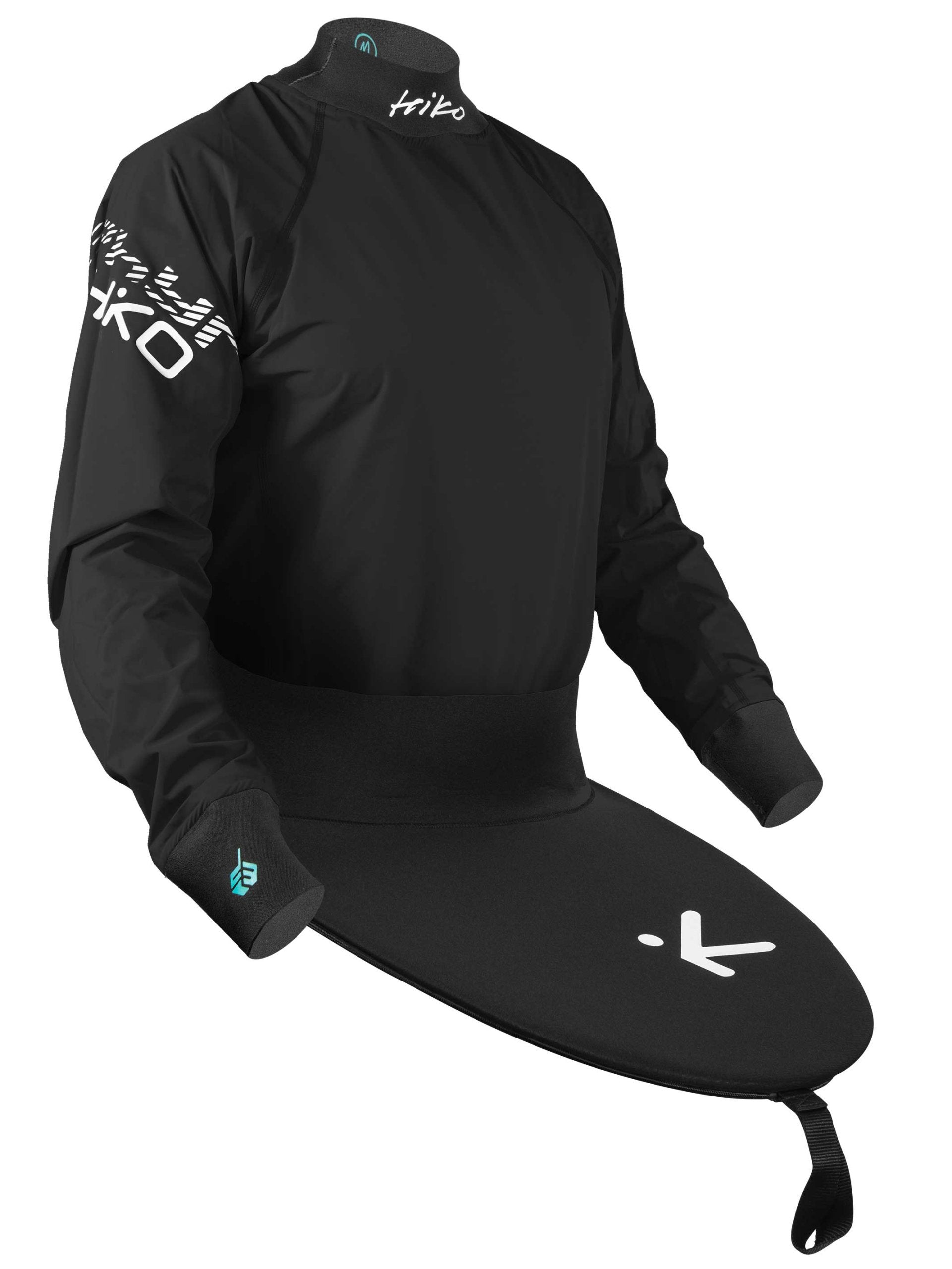K1 REPEAT X ZEPHYR LONG SLEEVED IN BLACK FRONT VIEW 