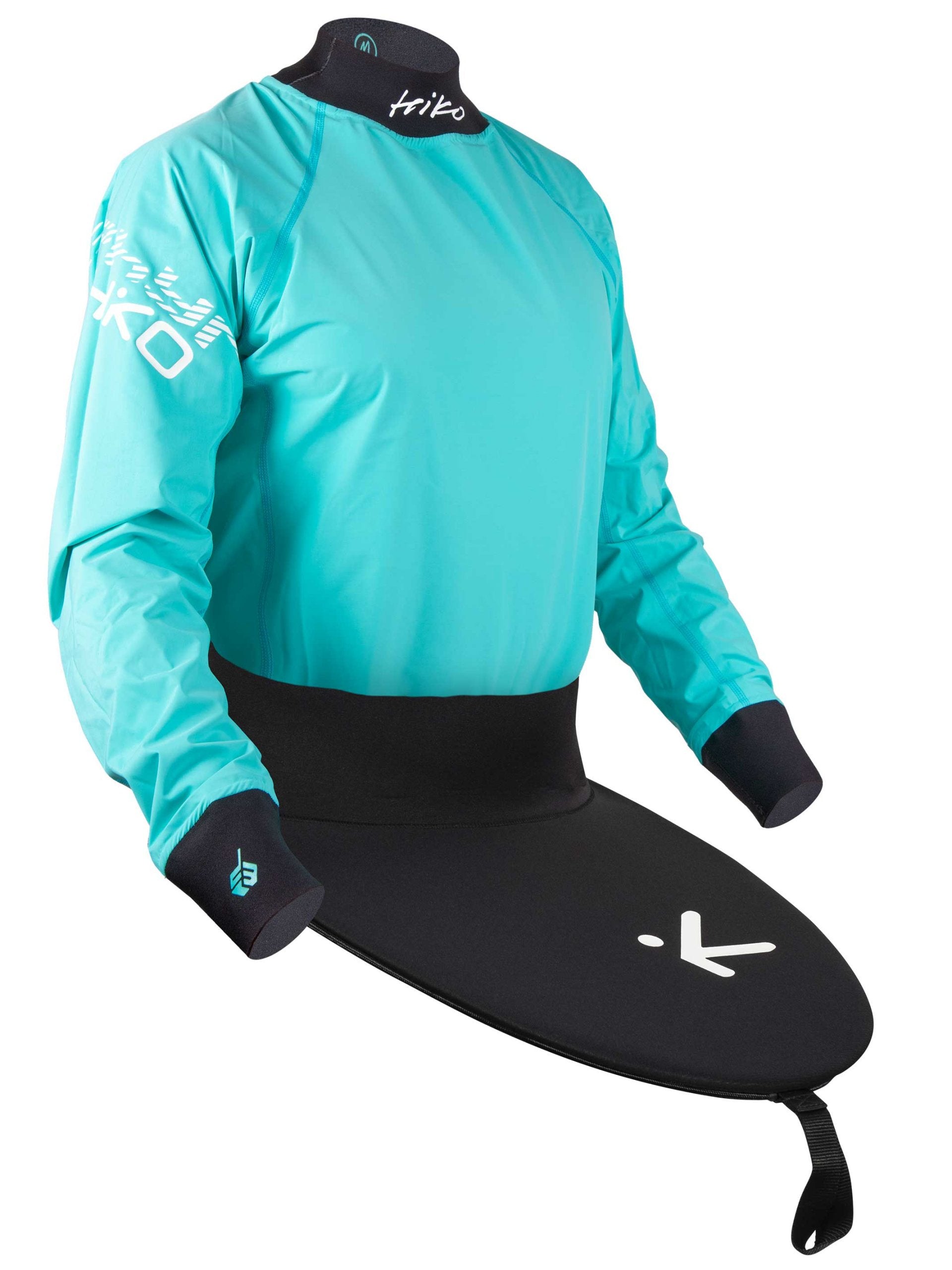 K1 REPEAT X ZEPHYR TOPDECK LONG SLEEVED - FRONT FULLVIEW IN CORAL BLUE